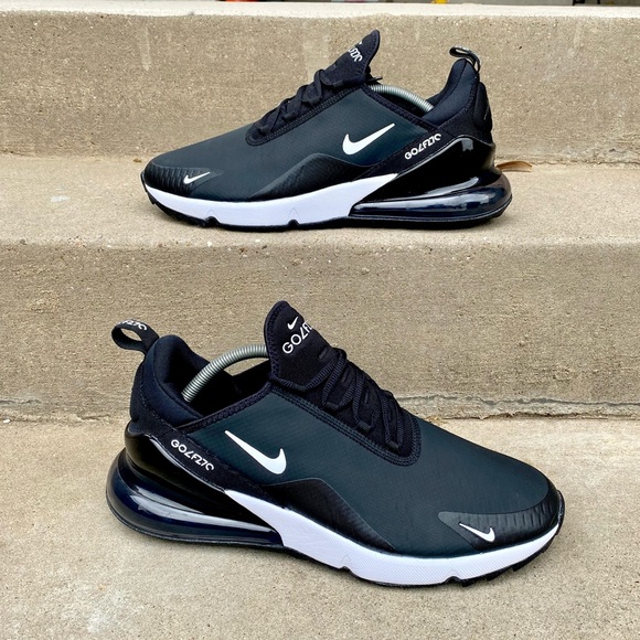 Nike Shoes Nike Air Max 27 G Mens Spikeless Golf Shoes Black White